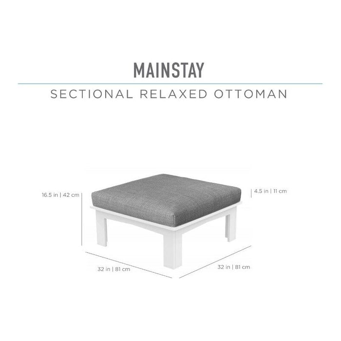 Ledge Lounger Mainstay Sectional Relaxed Ottoman