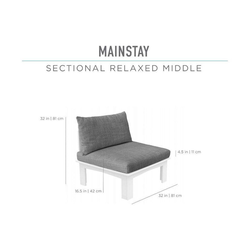 Ledge Lounger Mainstay Sectional Relaxed Middle