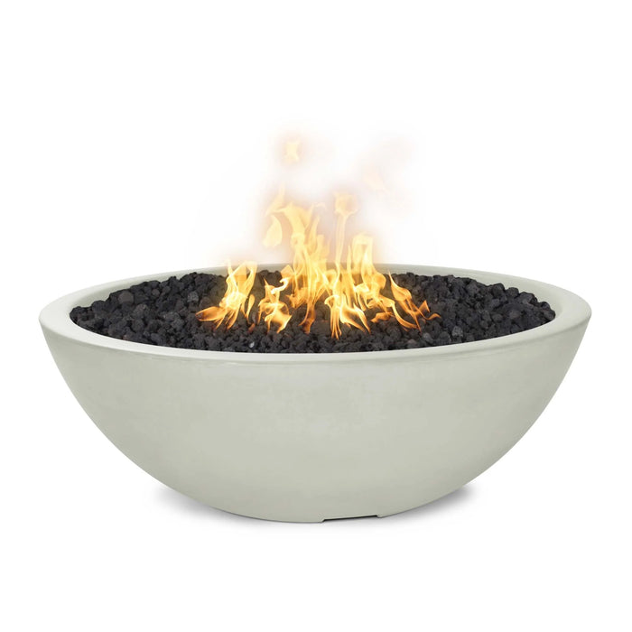 The Outdoor Plus 60" Sedona Round Concrete Fire Pit - Narrow Ledge