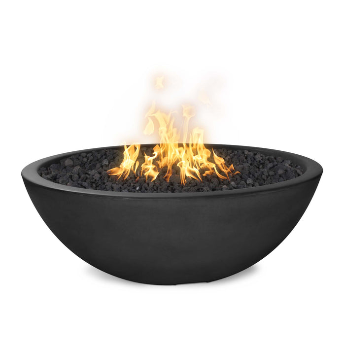 The Outdoor Plus 48" Sedona Round Concrete Fire Pit - Narrow Ledge