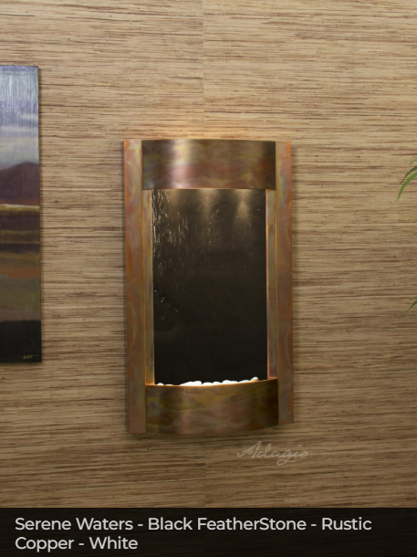 Adagio Water Features Serene Waters Wall Fountain