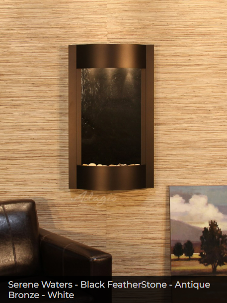 Adagio Water Features Serene Waters Wall Fountain