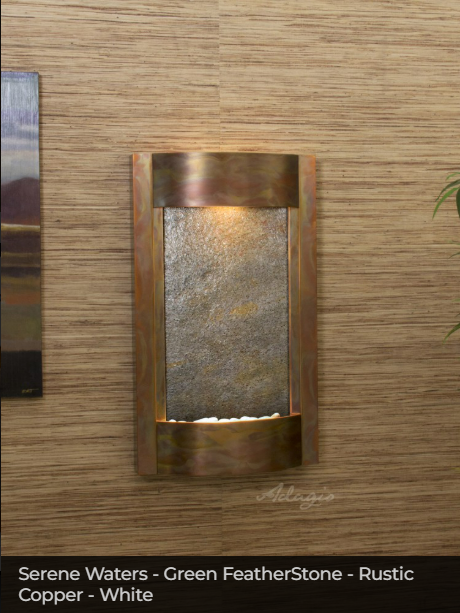 Adagio Water Features Serene Waters Wall Fountain