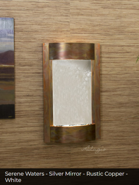 Adagio Water Features Serene Waters Wall Fountain