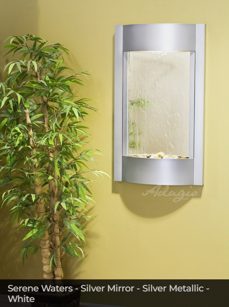Adagio Water Features Serene Waters Wall Fountain