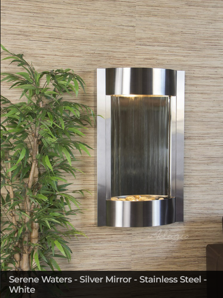 Adagio Water Features Serene Waters Wall Fountain