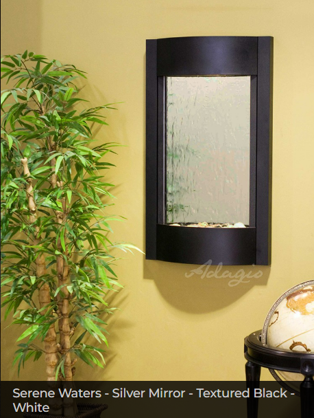 Adagio Water Features Serene Waters Wall Fountain