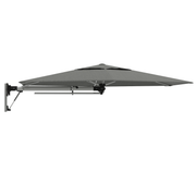Shadowspec Retreat Umbrella with Tweed or Grayish canopy on all white background.