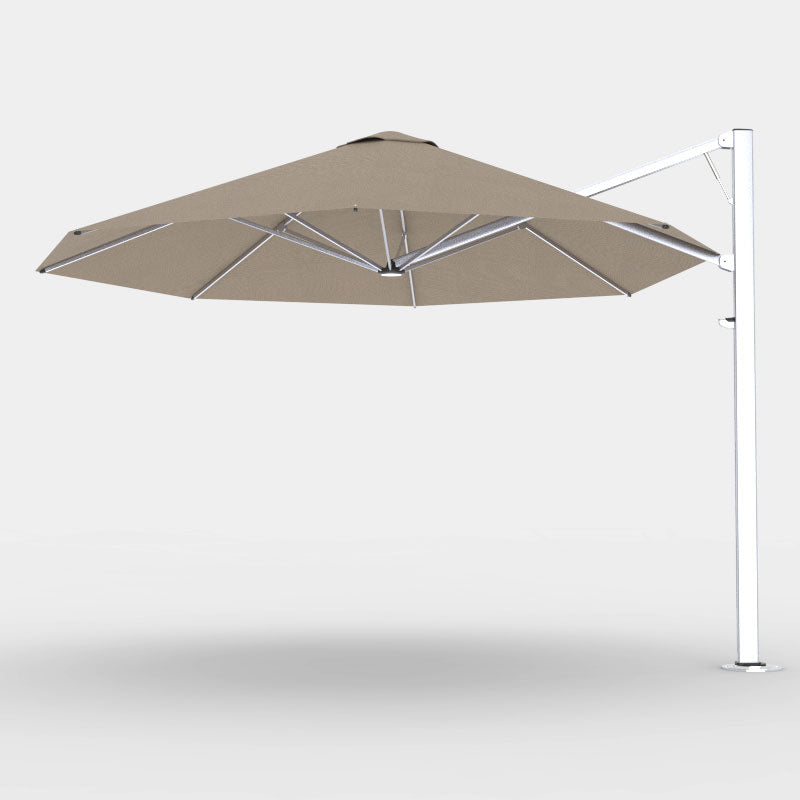 Shadowspec Serenity Cantilever Umbrella in Taupe Color 13 ft