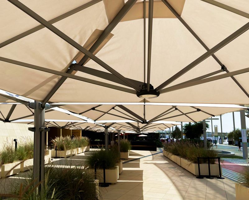 Shadowspec Unity™ Quattro Commercial Cantilever Umbrella