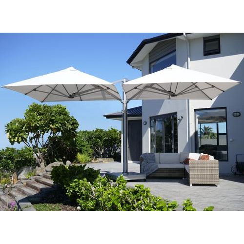 Shadowspec Unity™ Duo Commercial Cantilever Umbrella - Square