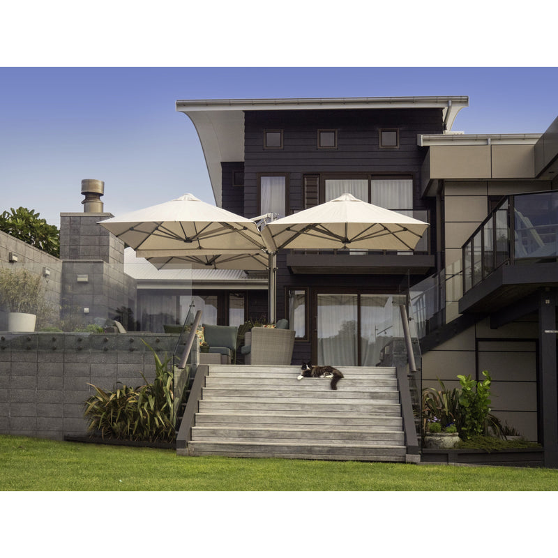 Shadowspec Unity™ Trio Commercial Cantilever Umbrella