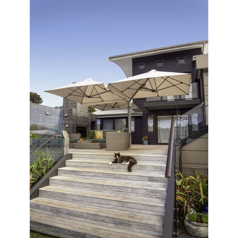 Shadowspec Unity™ Trio Commercial Cantilever Umbrella