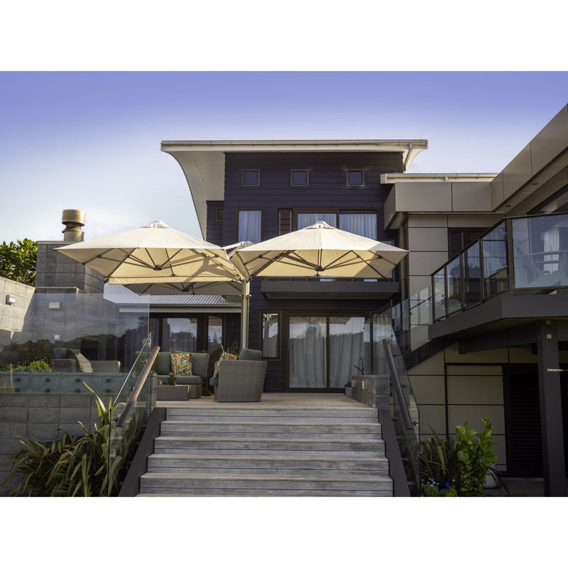 Shadowspec Unity™ Trio Commercial Cantilever Umbrella