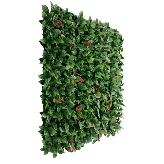 Designer Plants Artificial Photinia Hedge Panel Wall 40" x 40" 11SQ FT Commercial Grade UV Resistant