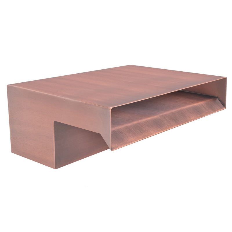 The Outdoor Plus Smooth Flow Water Scupper - Copper or Stainless Steel