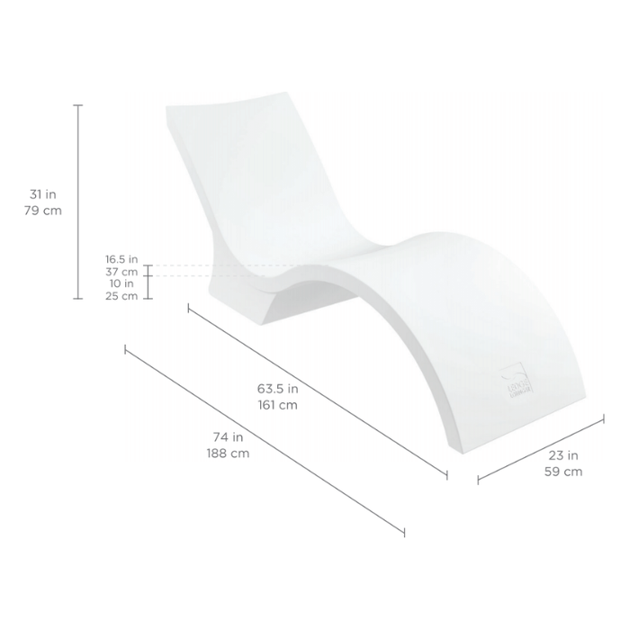 Ledge Lounger Deep Signature Chaise