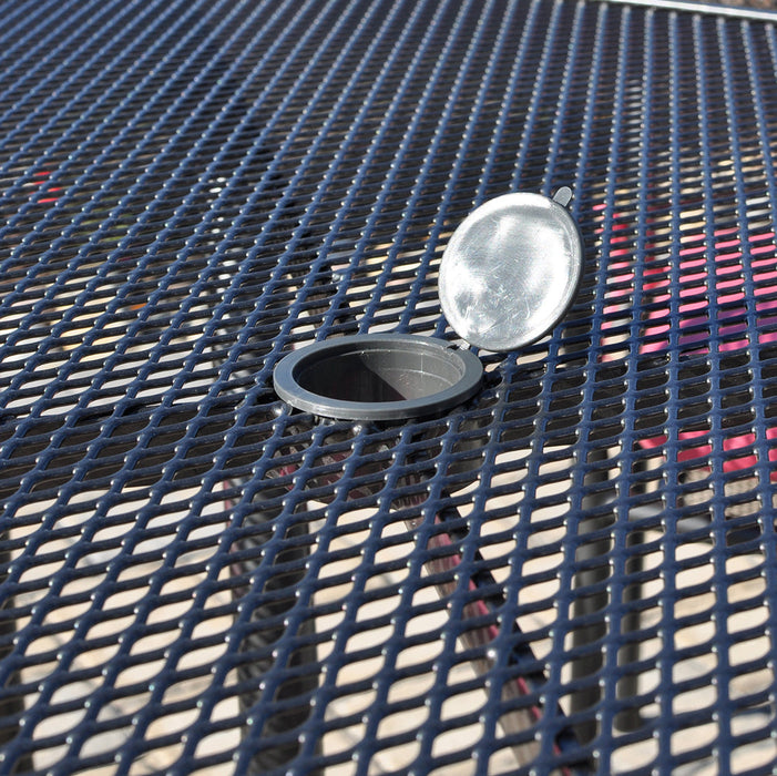 60-inch Round Mesh Top Table