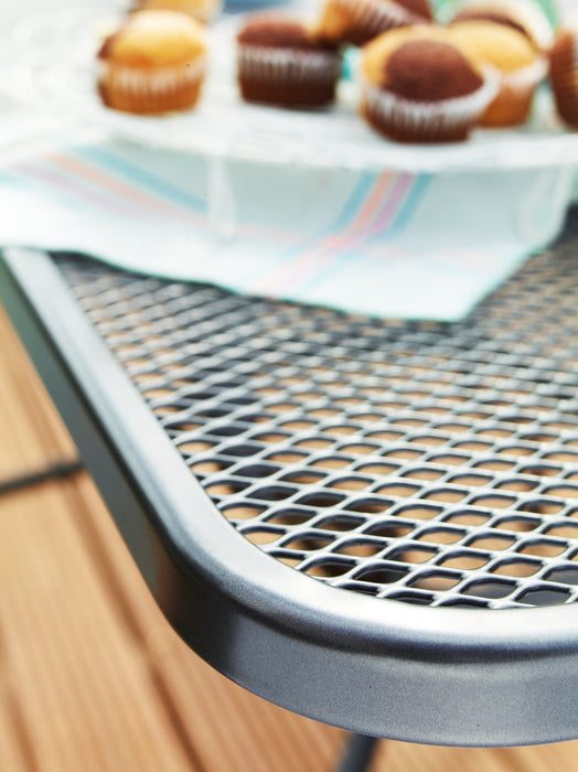 36-inch Square Mesh Bar Table