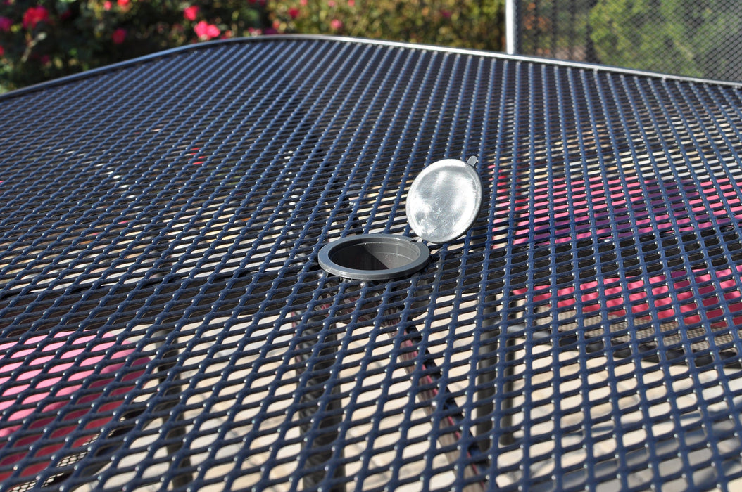 36-inch Square Mesh Bar Table
