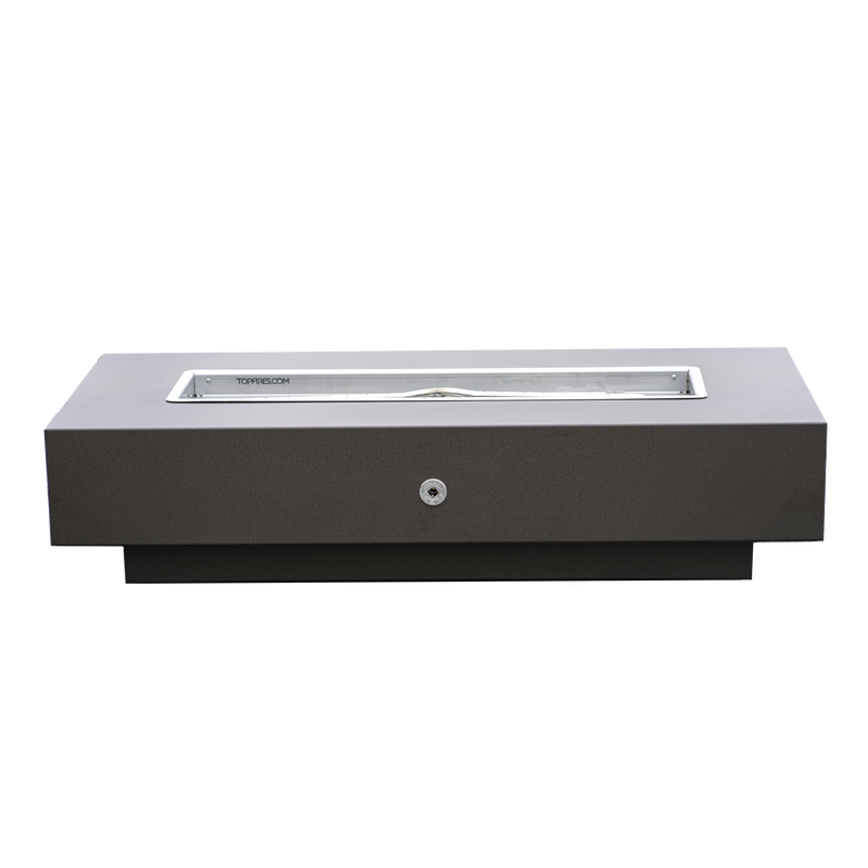 The Outdoor Plus 72" Coronado Rectangular  Fire Pit - Powder Coated Metal