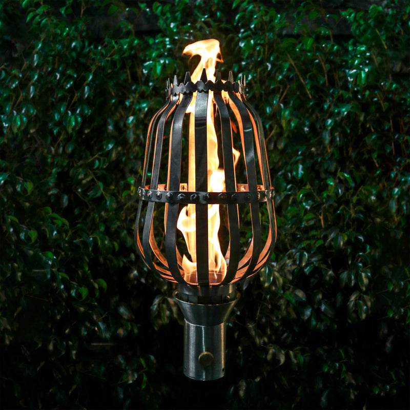 The Outdoor Plus Tiki Torch & Post Kit - Urn (OPT-TPK10)