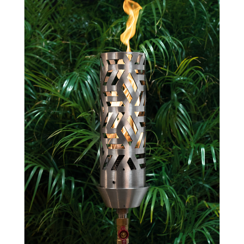 The Outdoor Plus Tiki Torch & Post Kit - Cubist (OPT-TPK19)