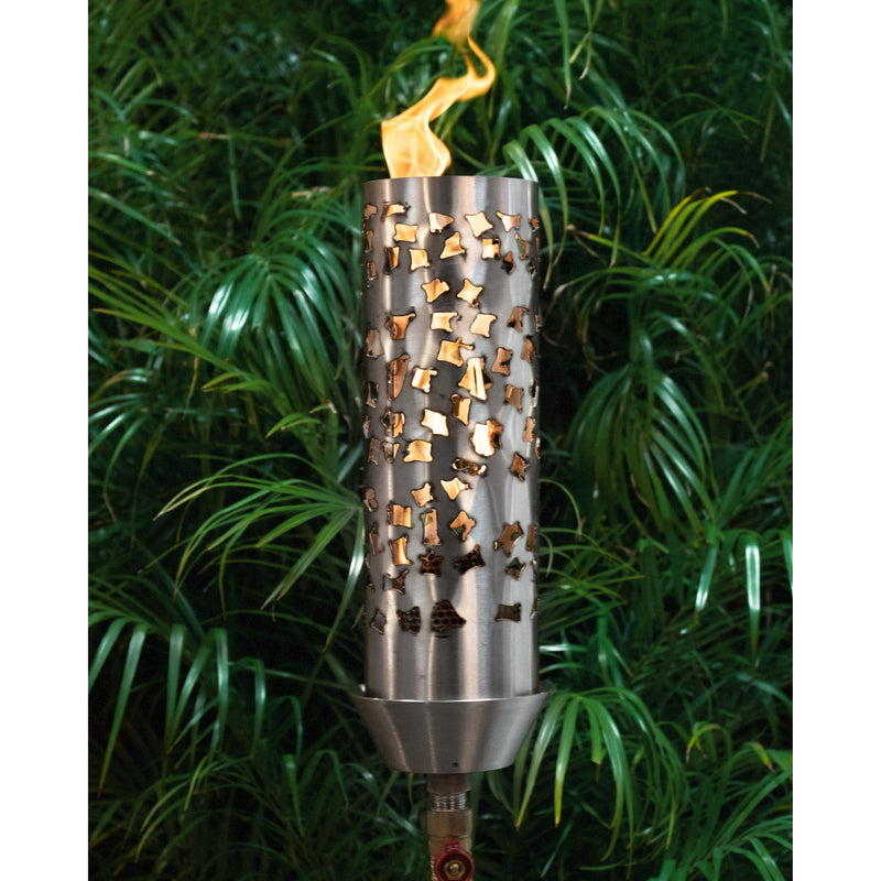 The Outdoor Plus Tiki Torch & Post Kit - Shotgun Blast (OPT-TPK22)