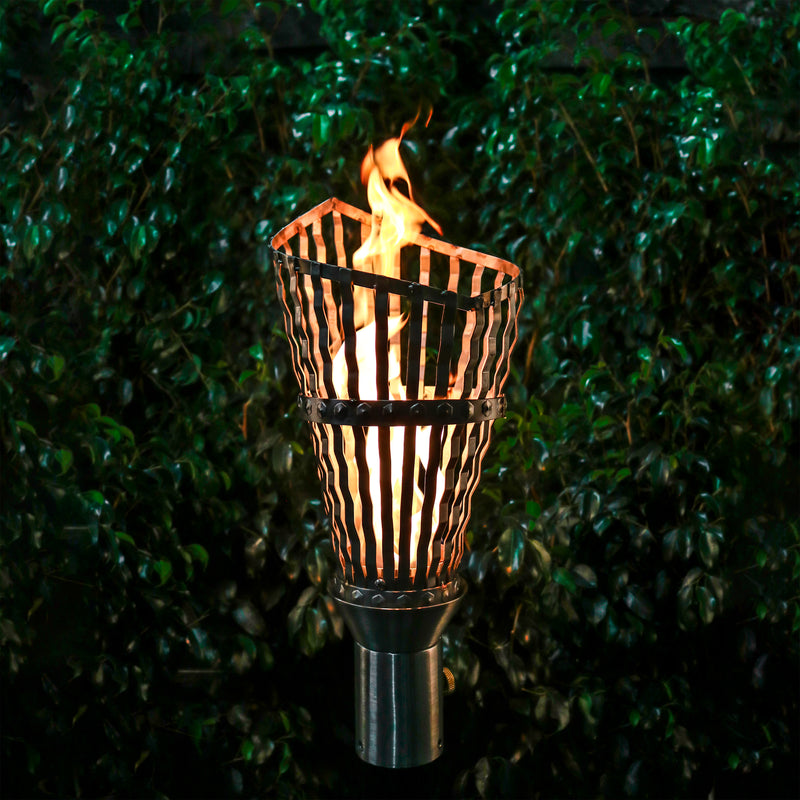 The Outdoor Plus Tiki Torch & Post Kit - Roman (OPT-TPK7)