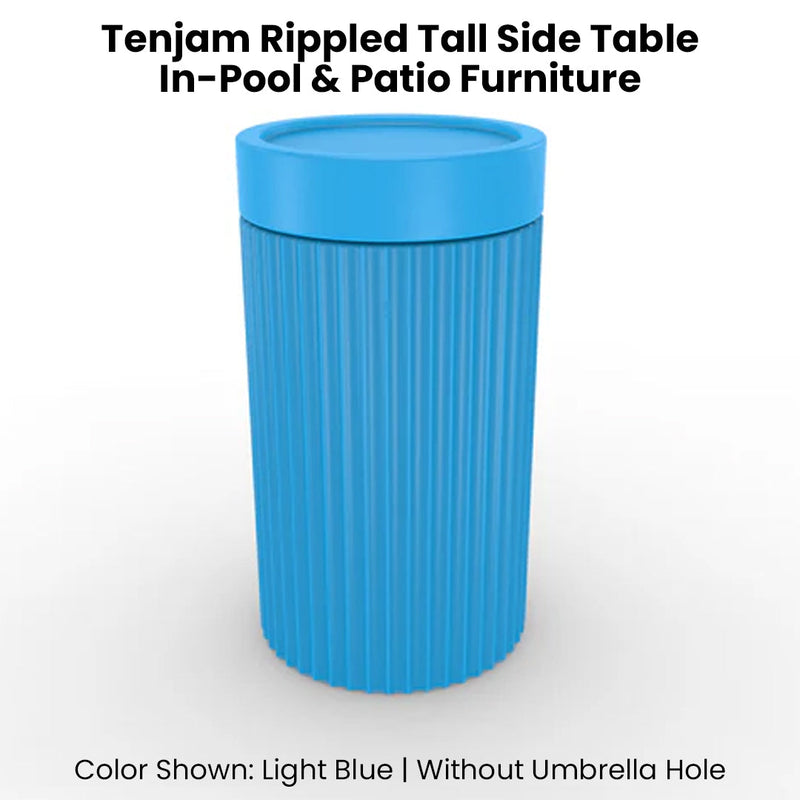 Tenjam Rippled Tall Side Table - In-Pool & Patio Side Table
