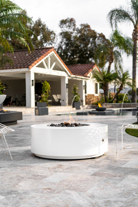 The Outdoor Plus 48" Unity Firepit - Powder Coated Steel, Round Outdoor Luxury Firepit, Commercial Outdoor Firepit