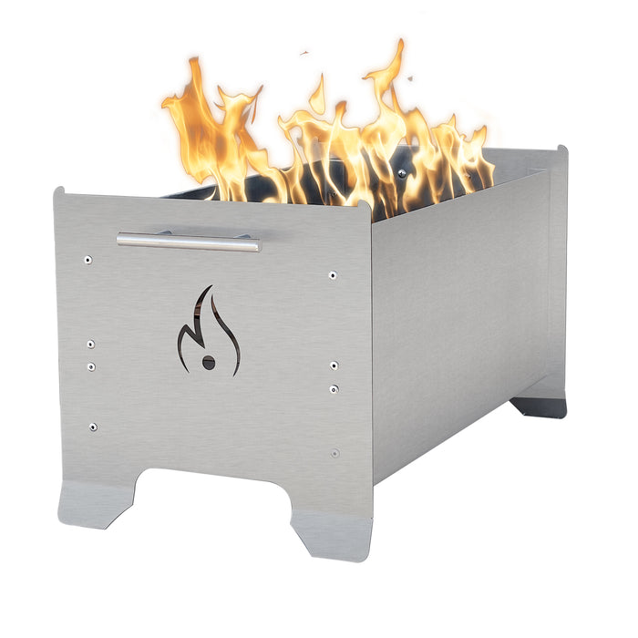 The Outdoor Plus The Overlander, Outdoor Fire Pit and Grill In One, Portable Grill & Firepit