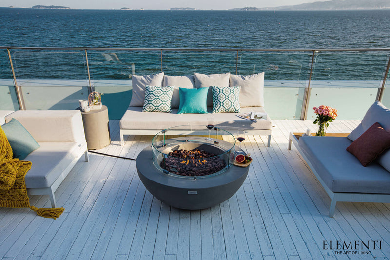 Elementi Lunar Fire Bowl Table
