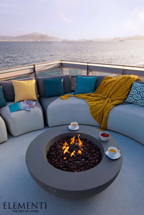Elementi Lunar Fire Bowl Table