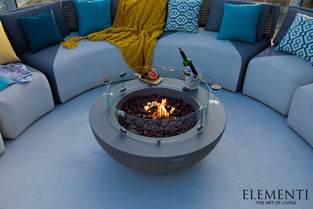Elementi Lunar Fire Bowl Table