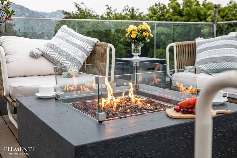 Elementi Manhattan Fire Table