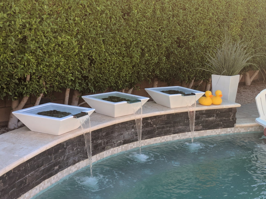 The Outdoor Plus Maya Water Bowl - GFRC Concrete