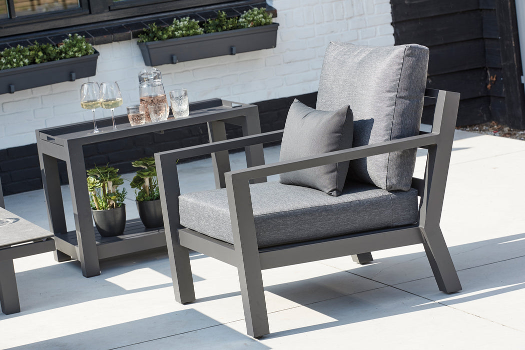 Timber Lounge  Set with High Coffee Table