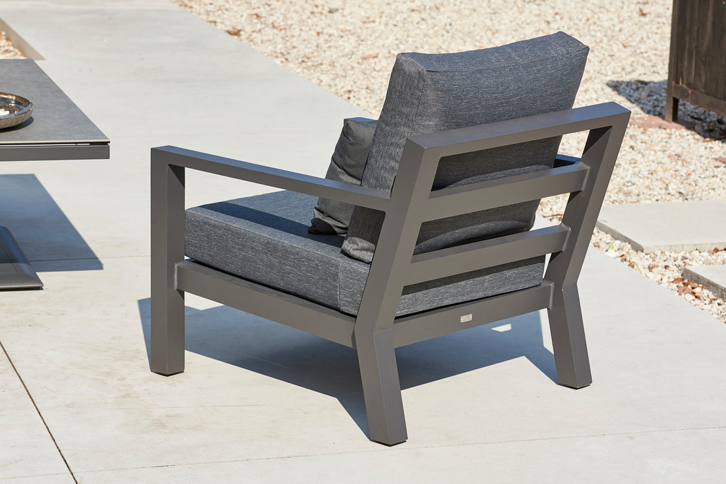 Timber Lounge Set with Adjustable Table