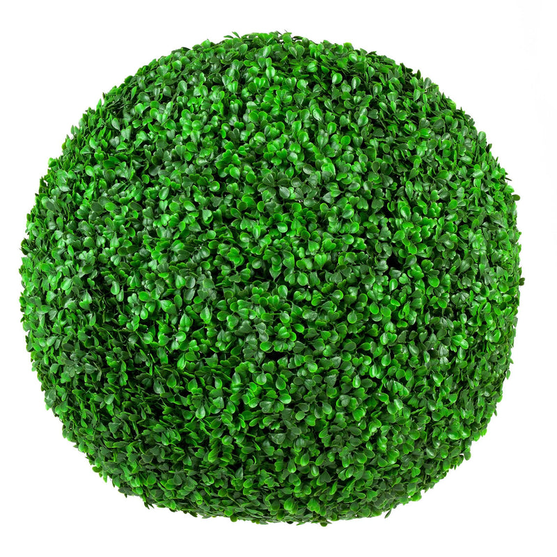 Set of 2 Artificial Boxwood Topiary Ball Set - 15" UV Resistant