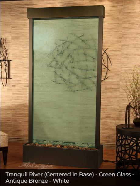 Adagio Water Features Tranquil River Freestanding Waterfall - Centered In Base