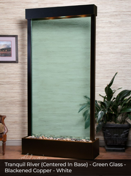 Adagio Water Features Tranquil River Freestanding Waterfall - Centered In Base
