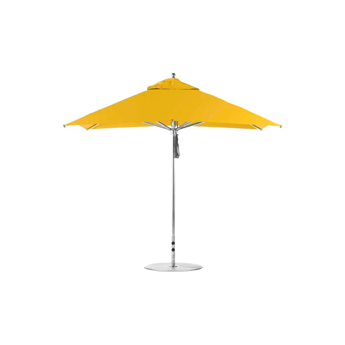 Ledge Lounger Premier Aluminum Umbrella - 10' Square Pulley