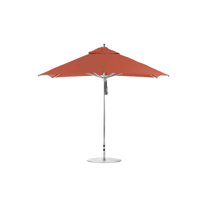 Ledge Lounger Premier Aluminum Umbrella - 10' Square Pulley