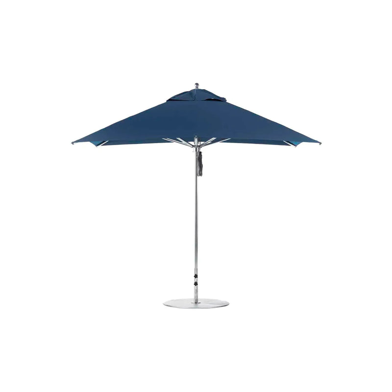 Ledge Lounger Premier Aluminum Umbrella - 10' Square Pulley