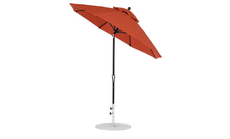 Ledge Lounger 7.5' Octagon Crank Auto Tilt Essential Fiberglass Umbrella