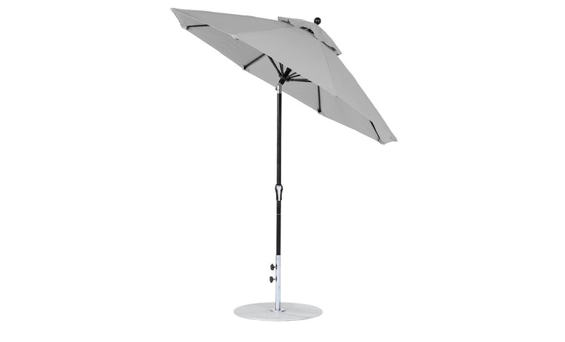 Ledge Lounger 7.5' Octagon Crank Auto Tilt Essential Fiberglass Umbrella