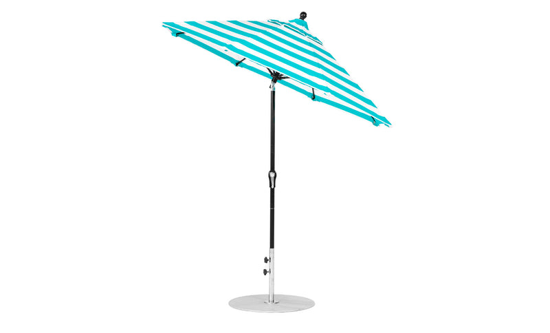 Ledge Lounger 7.5' Octagon Crank Auto Tilt Essential Fiberglass Umbrella