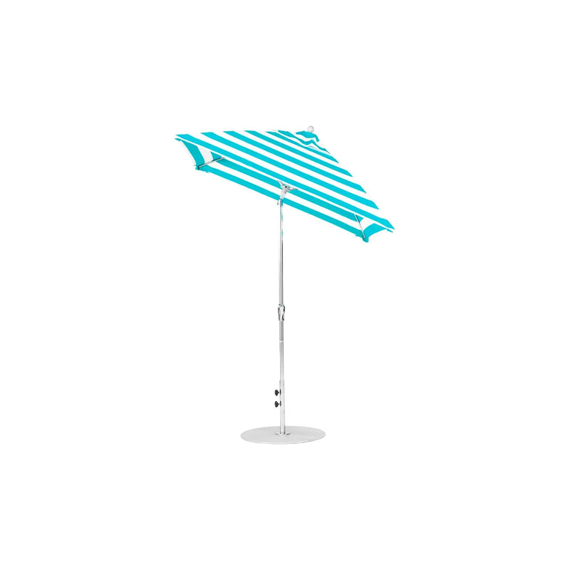 Ledge Lounger Essential Fiberglass Umbrella - 6.5' Square Crank Auto Tilt