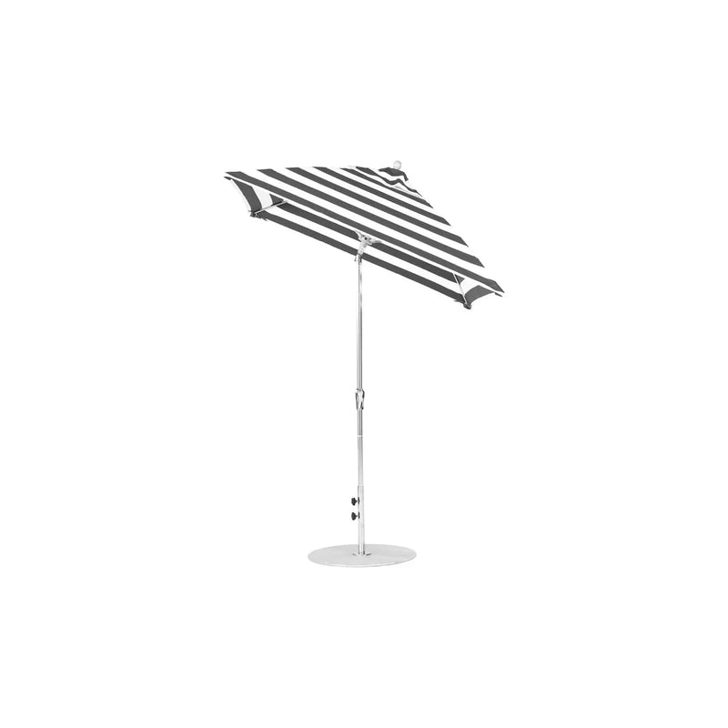 Ledge Lounger Essential Fiberglass Umbrella - 6.5' Square Crank Auto Tilt
